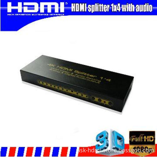 1x4 audio/video HDMI splitter